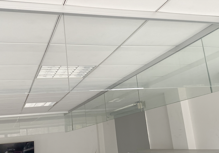 固定玻璃擋煙垂壁(半框) 固定玻璃擋煙垂壁(半框)